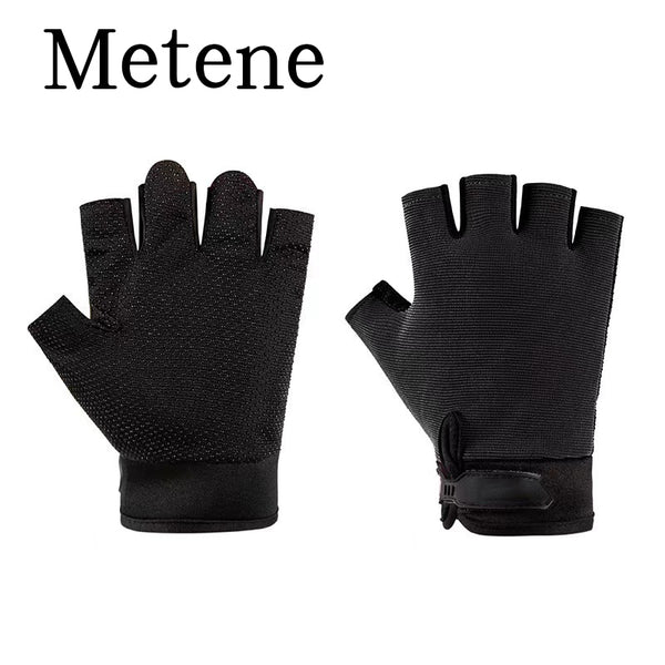 Metene Workout Gloves for Men/Women - Anti-Slip Gym Gloves with Breathable Padding for Weightlifting, Cross Training & Fitness